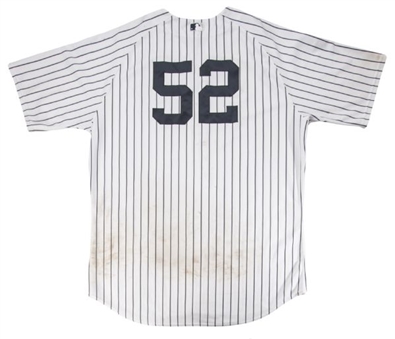 2013 CC Sabathia Game Worn New York Yankees Home Jersey (MLB Authenticated - PHOTO MATCHED)